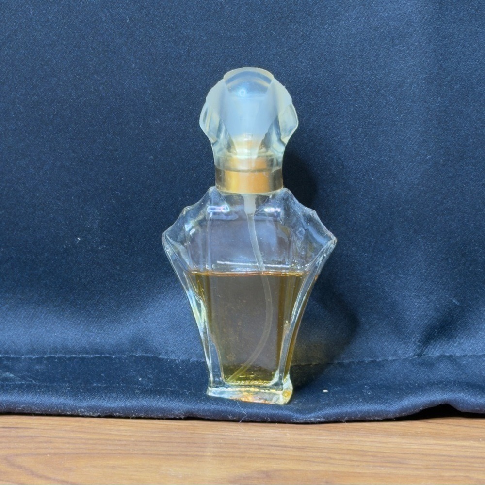 St. Moritz Scent 0.5 floz 15ml Spray Bottle Fragrance Art Deco Glass Bottle VTG